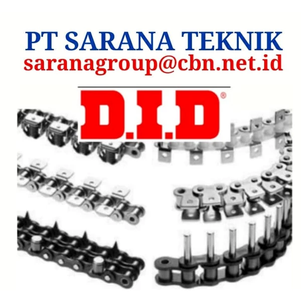 DID ROLLER CHAIN PT SARANA TEKNIK ROLLER CHAIN DID MADE IN JAPAN STANDART ANSI ROLLER CHAIN DID