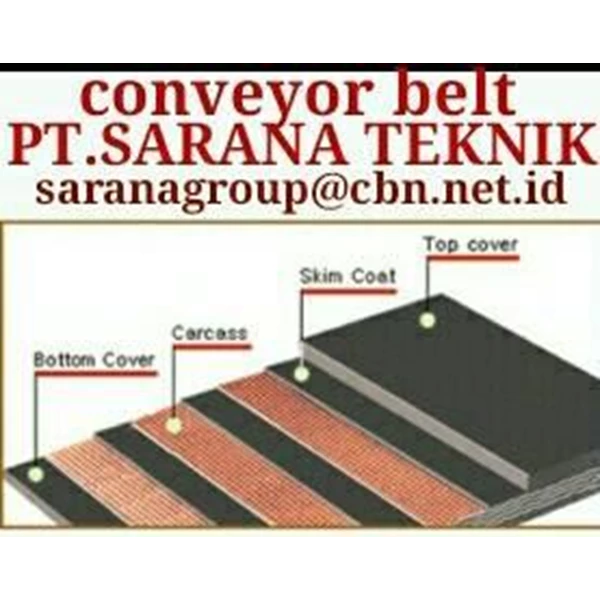 PT SARANA CONVEYOR BELT MULTI PLY CONVEYOR BELT TYPE NN CONVEYOR BELT TYPE EP CONVEYOR BELT TYPE OIL RESITANT FOR  MINING AND