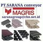 MAGRIS TABLETOP CHAIN PT SARANA CONVEYOR MAGRIS THERMOPLASTIC & STEEL MADE IN ITALY 1