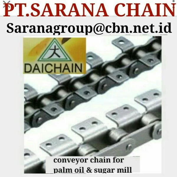 PT SARANA CHAIN STOCK DAICHAIN CONVEYOR CHAIN  DAICHAIN FOR PALM OIL