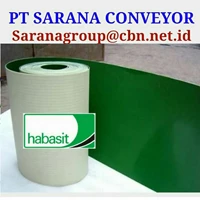 HABASIT CONVEYOR BELT PT SARANA TEKNIK  BELT PVC FOR FOOD TEXTILE