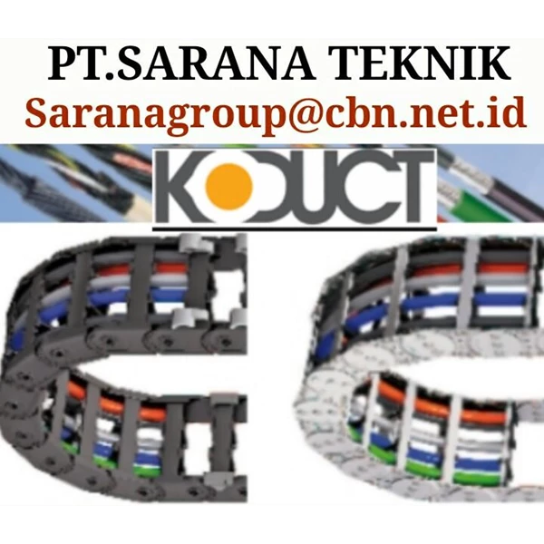 PLASTIC CABLE CHAIN KODUCT CABLE CHAIN PLASTIC CONVEYOR TECHNIQUE OF PT SARANA